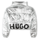 Kurze Wende-Winterjacke HUGO 
                    M&Auml;DCHEN