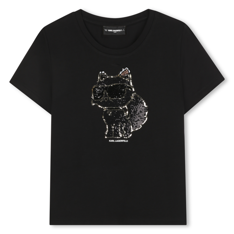 Kurz&auml;rmeliges T-Shirt KARL LAGERFELD KIDS 
                        M&Auml;DCHEN