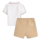 Set aus Polohemd und Shorts BOSS 
                    JUNGE