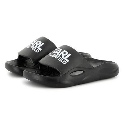 Badeschuhe mit Logo KARL LAGERFELD KIDS JUNGE
