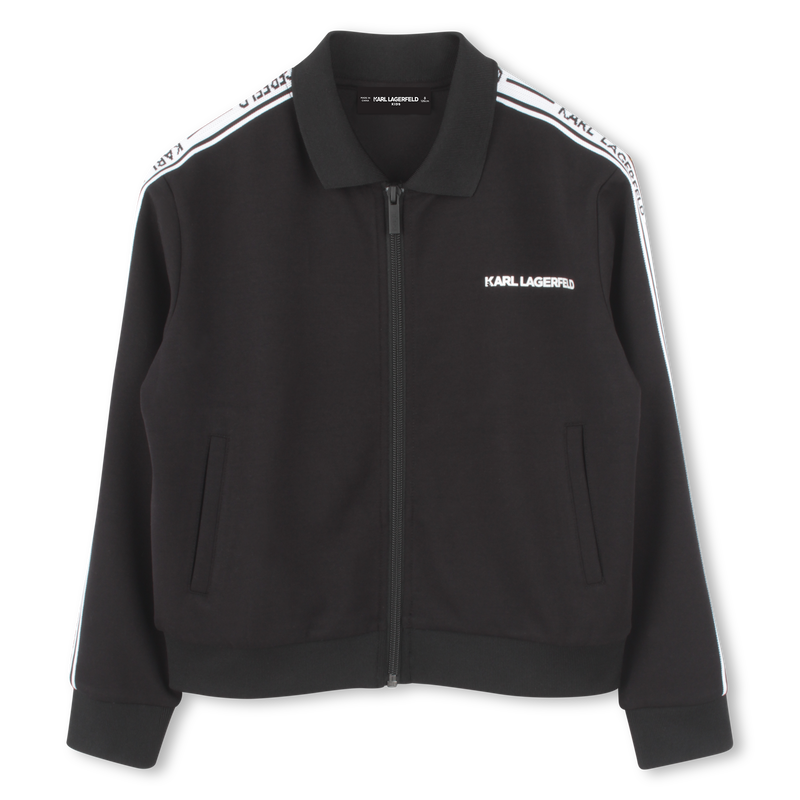 Sweatjacke mit Taschen KARL LAGERFELD KIDS 
                        JUNGE