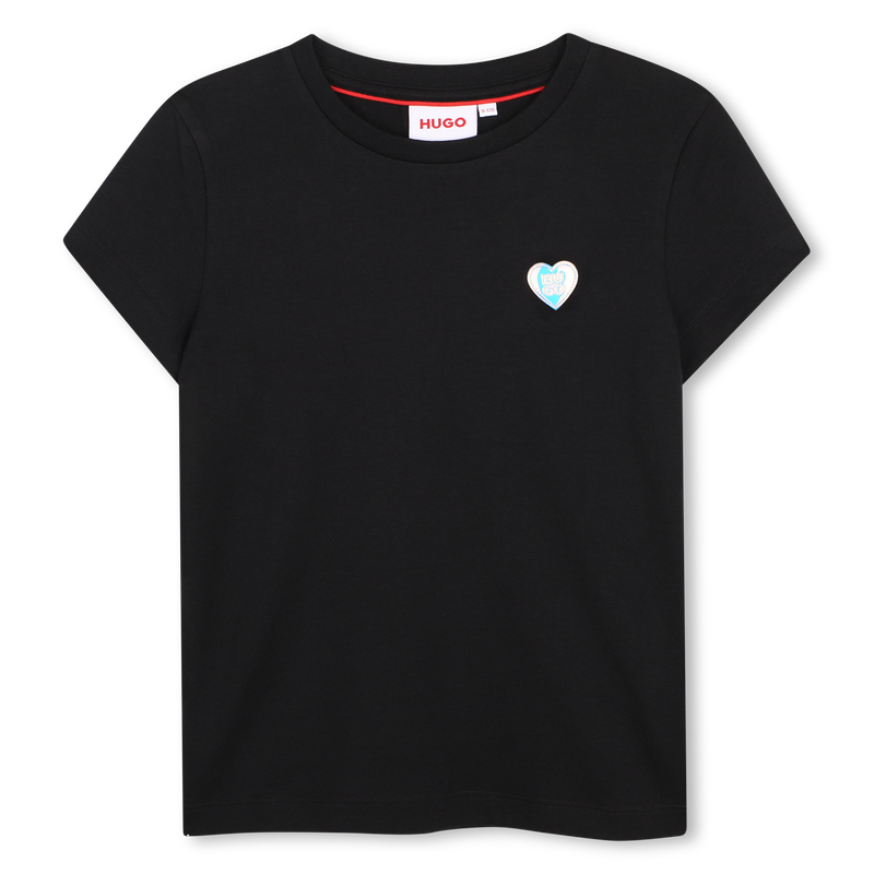 T-Shirt mit kurzen &Auml;rmeln HUGO 
                        M&Auml;DCHEN