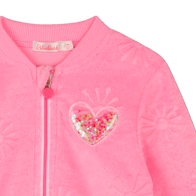 Sweatjacke aus Frottee BILLIEBLUSH 
                        M&Auml;DCHEN
