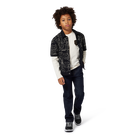 Kurz&auml;rmeliges Hemd aus Jersey KARL LAGERFELD KIDS 
                    JUNGE