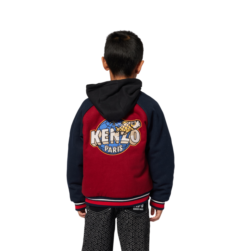 Bomberjacke mit Druckknopfverschluss KENZO KIDS 
                        UNISEX