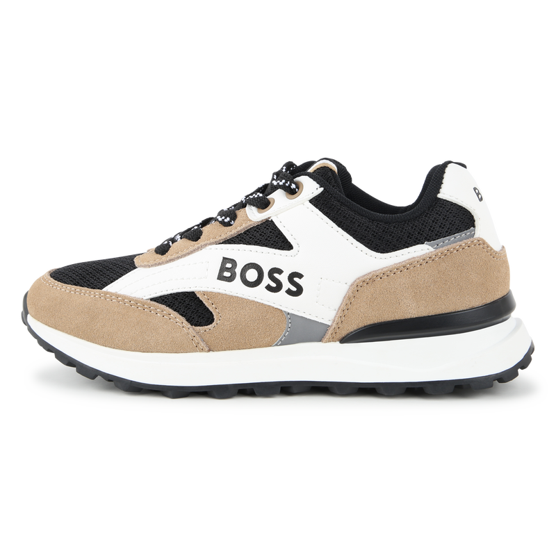 Leder-Sneakers zum Schn&uuml;ren BOSS 
                        JUNGE