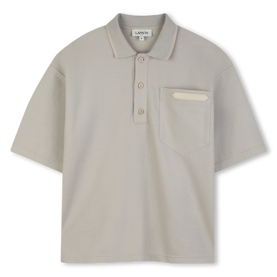 POLOSHIRT MIT STICKEREI LANVIN JUNGE