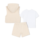 T-shirt + sweatshirt + shorts set BOSS 
                    JUNGE