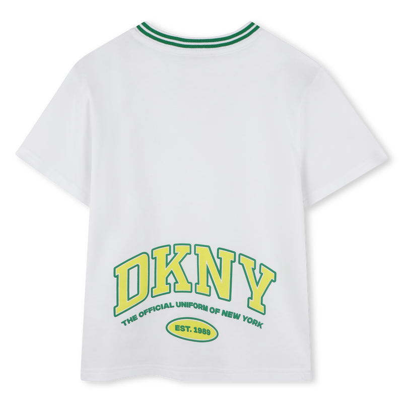 Kurzarm-T-Shirt aus Baumwolle DKNY 
                        JUNGE