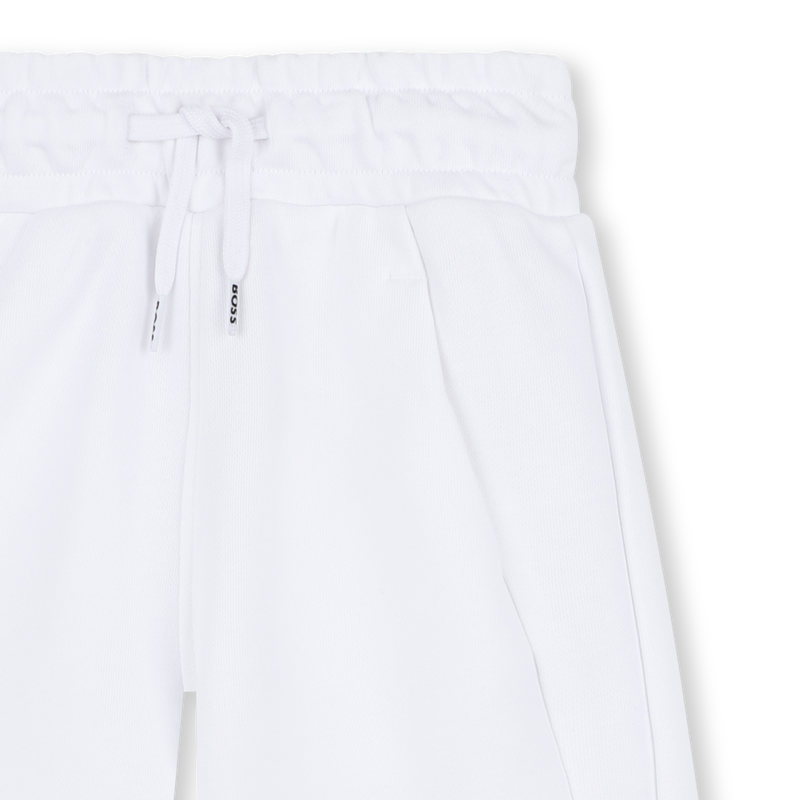 Einfarbige Molton-Bermudas BOSS 
                        JUNGE