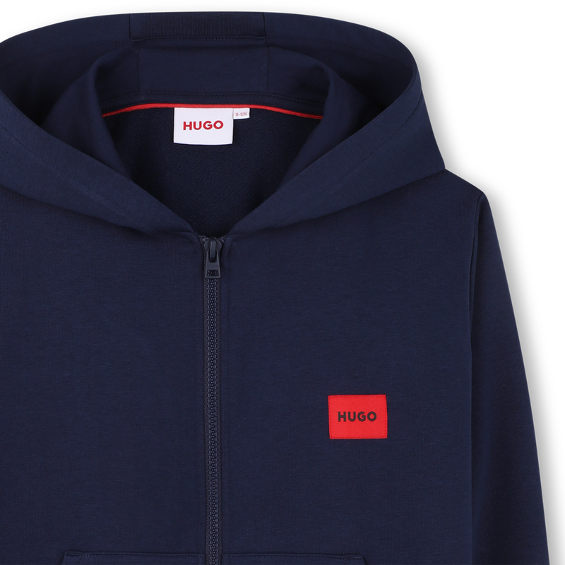KAPUZENPULLOVER MIT REISSVERSCHLUSS HUGO 
                        JUNGE