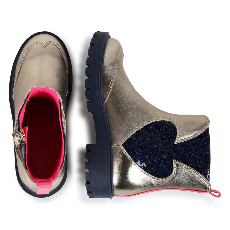 Glitzerstiefeletten mit Zipper BILLIEBLUSH 
                        M&Auml;DCHEN