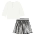 Langarmshirt und Faltenrock MICHAEL KORS 
                    M&Auml;DCHEN