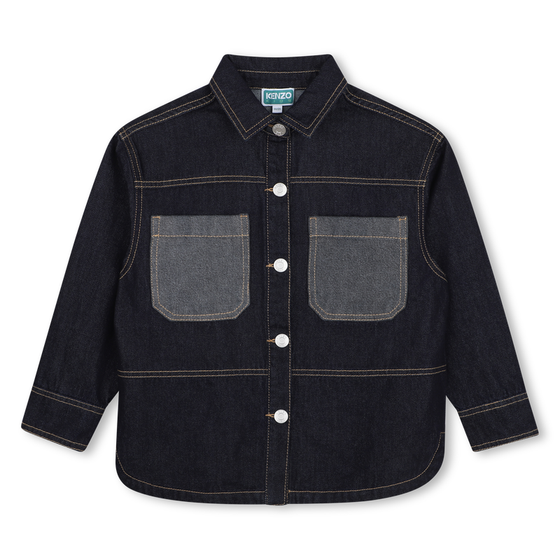 Jeanshemd KENZO KIDS 
                        JUNGE