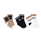 Set mit 3 paar socken, SCHWARZ, hi-res
