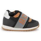 Sneaker mit Markengummi, SCHWARZ, hi-res