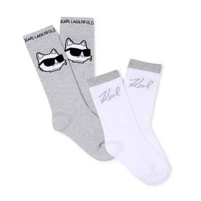 Set mit 2 paar socken KARL LAGERFELD KIDS M&Auml;DCHEN