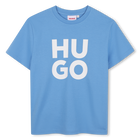 T-Shirt mit kurzen &Auml;rmeln, HIMMELBLAU, hi-res