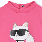 Lang&auml;rmeliges Kleid KARL LAGERFELD KIDS 
                    M&Auml;DCHEN