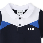 Polo-Shirt mit Farbbl&ouml;cken BOSS 
                    JUNGE