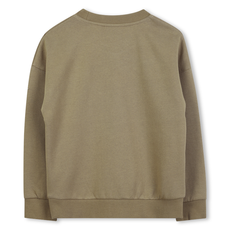 Sweatshirt aus geb&uuml;rstetem Fleece TIMBERLAND 
                        JUNGE