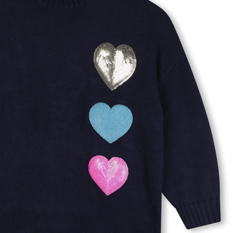 Strickkleid mit Pailletten BILLIEBLUSH 
                        M&Auml;DCHEN