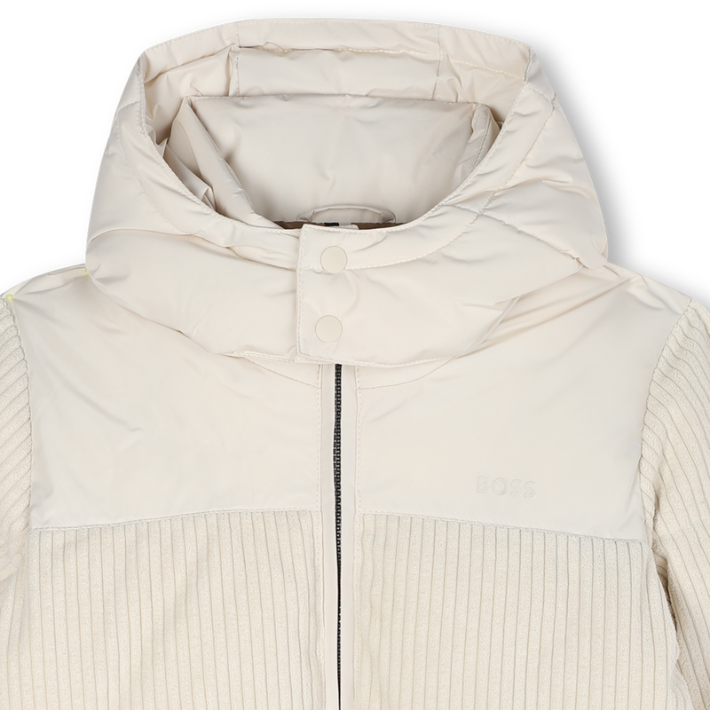 Daunenjacke aus zwei Materialien BOSS 
                        JUNGE