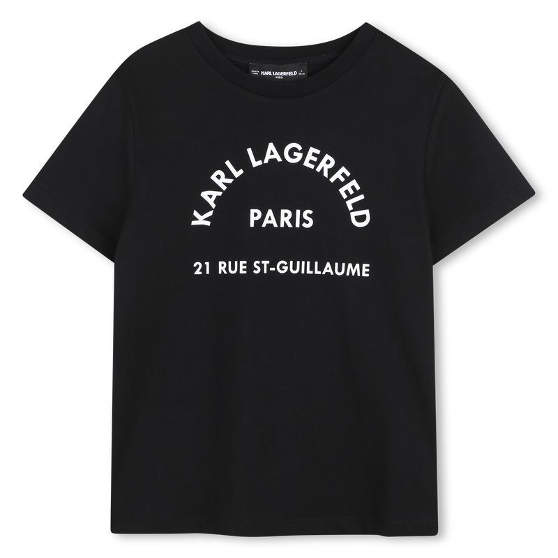 BEDRUCKTES T-SHIRT KARL LAGERFELD KIDS 
                        JUNGE