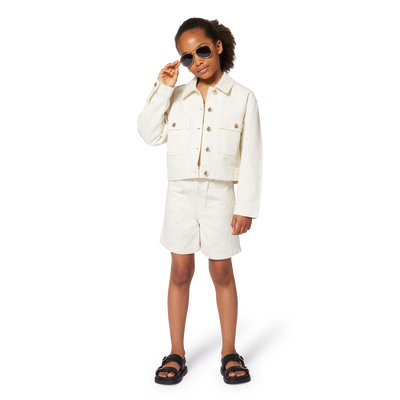 Jacke aus Baumwolltwill MICHAEL KORS M&Auml;DCHEN