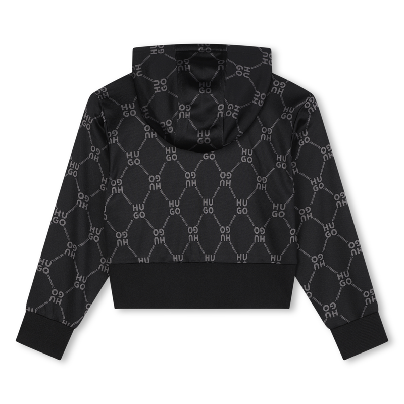 Bedrucktes Kapuzen-Sweatshirt HUGO 
                        M&Auml;DCHEN