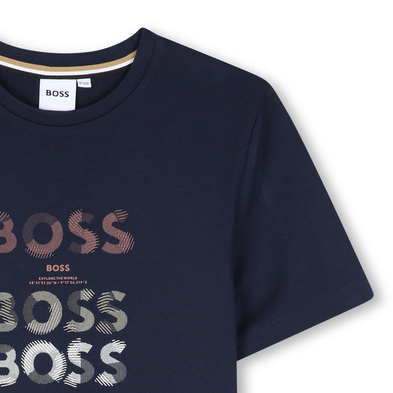T-Shirt mit kurzen &Auml;rmeln BOSS 
                        JUNGE
