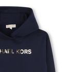 Kapuzenkleid aus Fleece MICHAEL KORS 
                    M&Auml;DCHEN
