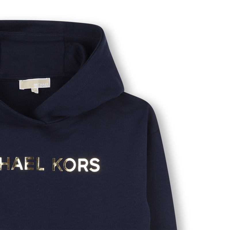 Kapuzenkleid aus Fleece MICHAEL KORS 
                        M&Auml;DCHEN