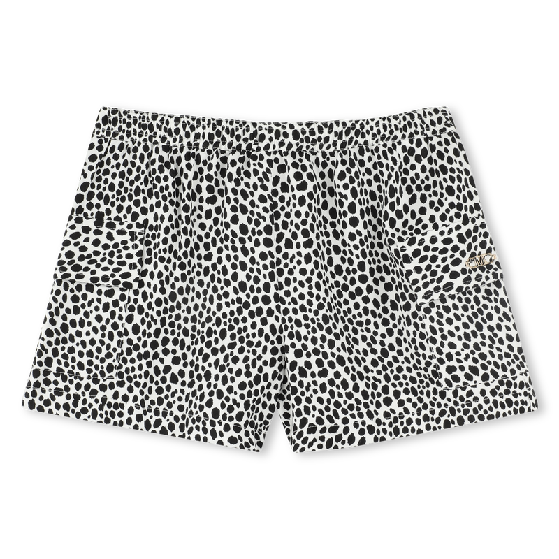 Viskose-Shorts mit Print MICHAEL KORS 
                        M&Auml;DCHEN