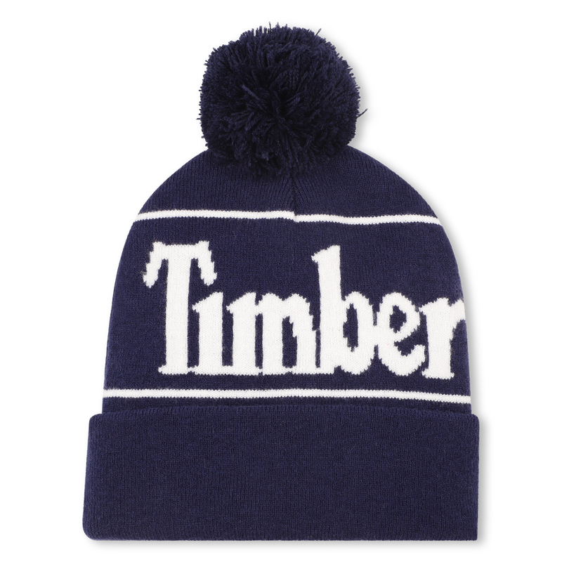Jacquard-Pompon-Strickm&uuml;tze TIMBERLAND 
                        JUNGE