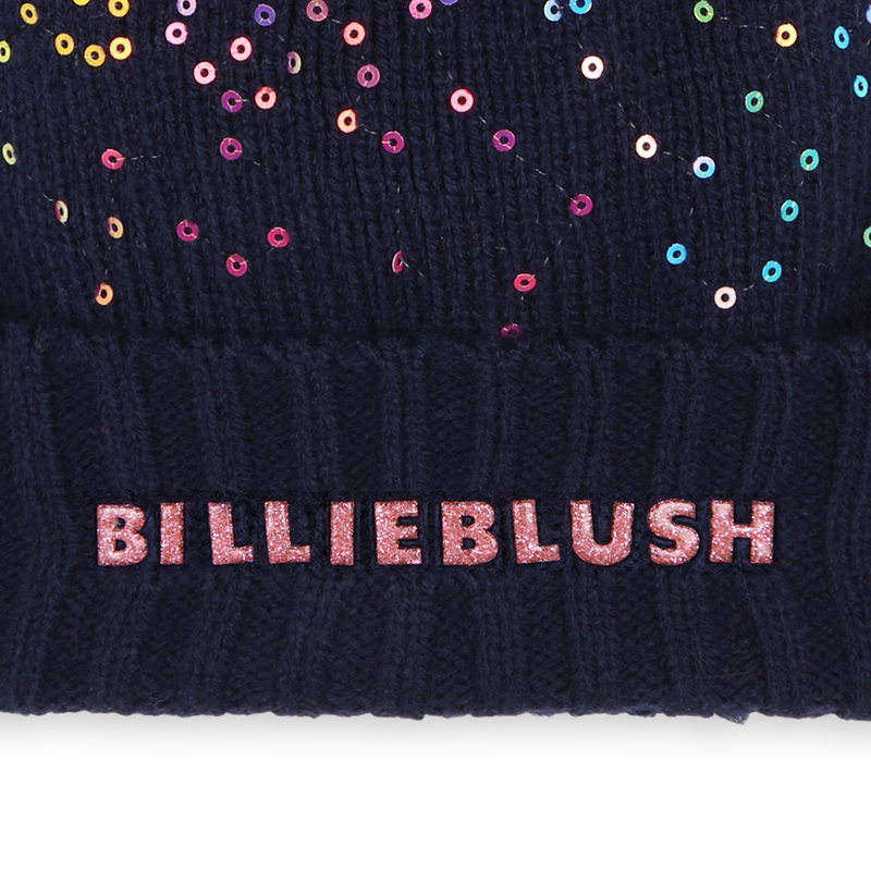 Bommelm&uuml;tze mit Pailletten BILLIEBLUSH 
                        M&Auml;DCHEN