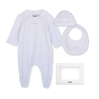 Pyjama-Set mit M&uuml;tze und L&auml;tzchen, HIMMELBLAU, hi-res