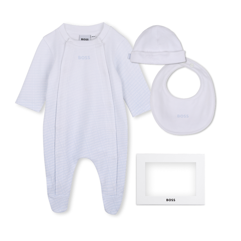 Pyjama-Set mit M&uuml;tze und L&auml;tzchen BOSS 
                        JUNGE