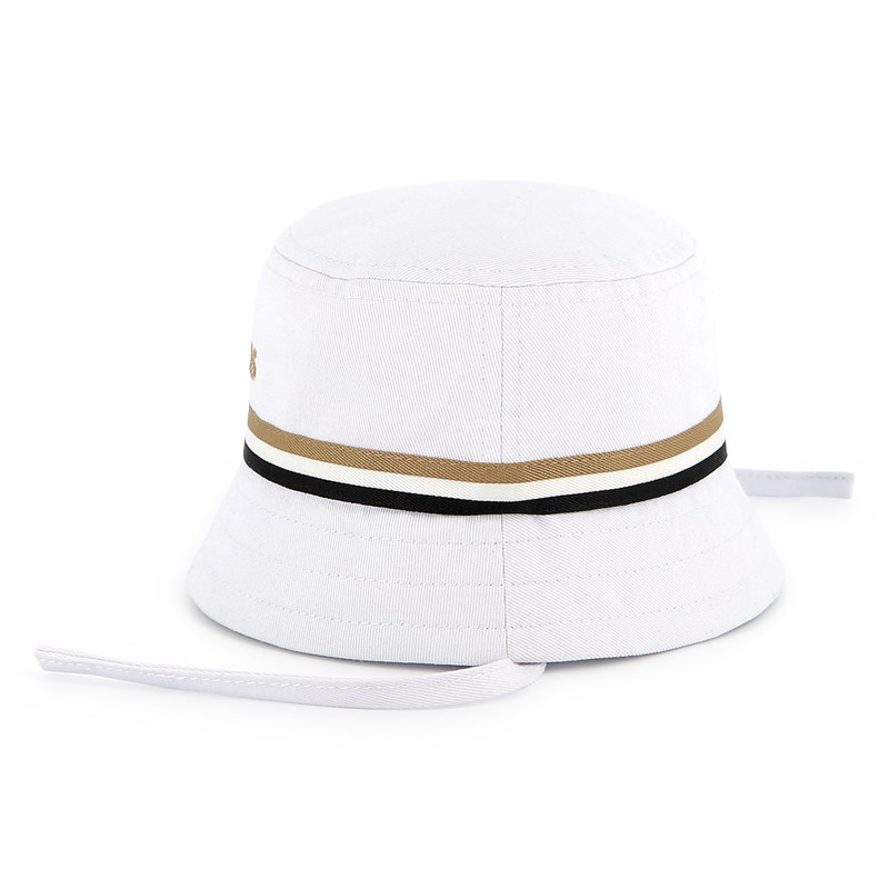 Bestickter Hut mit B&auml;ndern BOSS 
                        JUNGE