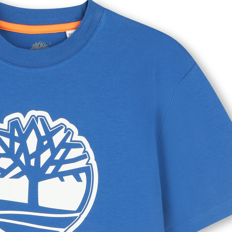 Zweifarbiges T-Shirt mit Logo TIMBERLAND 
                        JUNGE