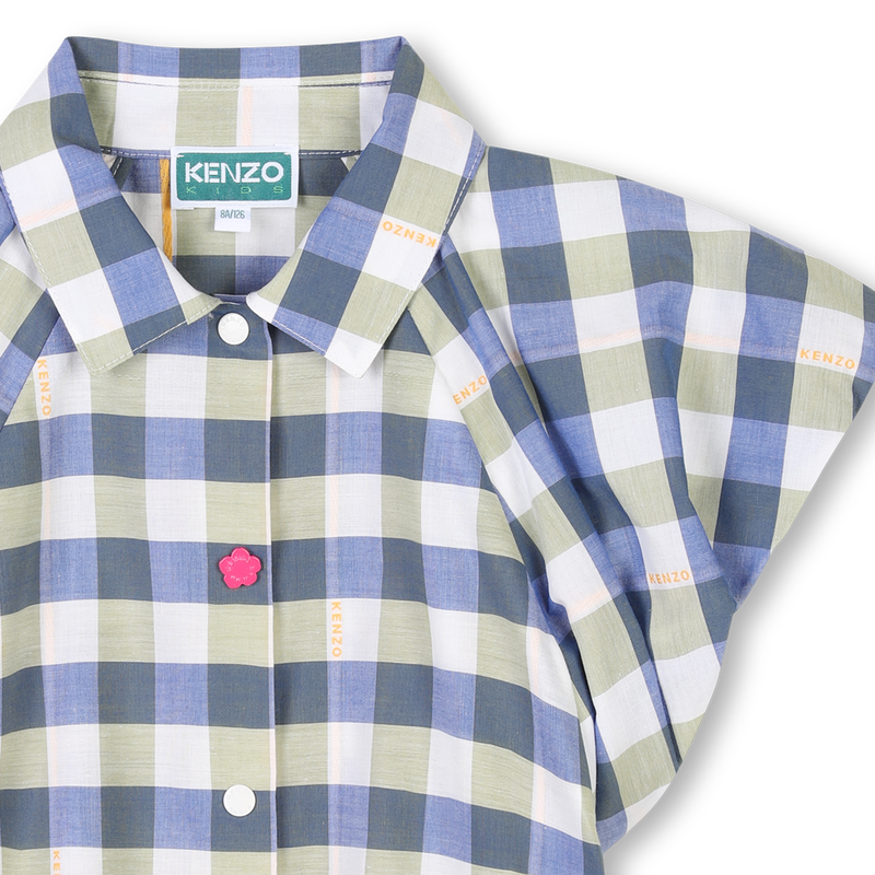 Kurz&auml;rmelige Bluse KENZO KIDS 
                        M&Auml;DCHEN