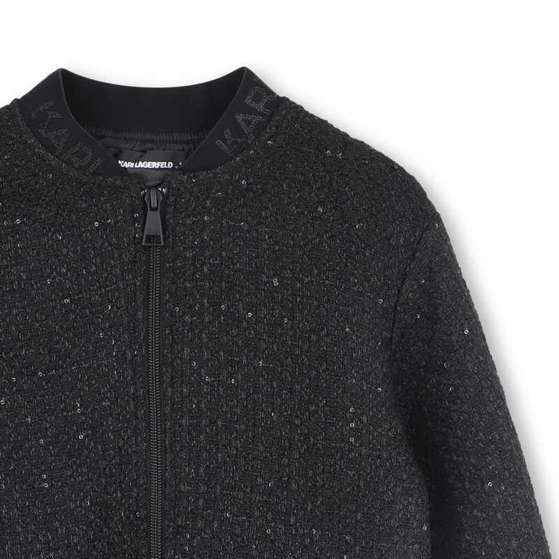 Jacke aus Polyester KARL LAGERFELD KIDS 
                        M&Auml;DCHEN