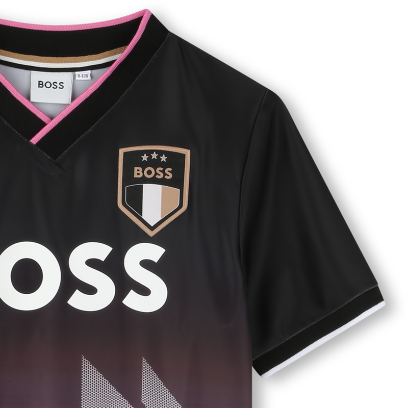 T-Shirt mit V-Ausschnitt BOSS 
                        JUNGE