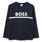 Lang&auml;rmeliges t-shirt BOSS 
                    JUNGE