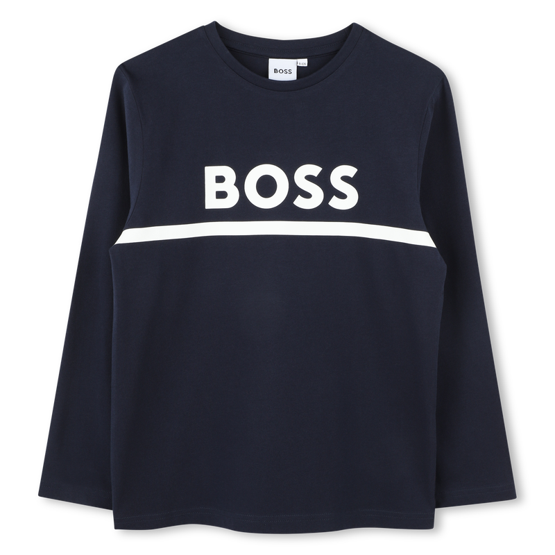Lang&auml;rmeliges t-shirt BOSS 
                        JUNGE