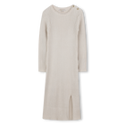 Langes Strickkleid, HELL GOLD, hi-res