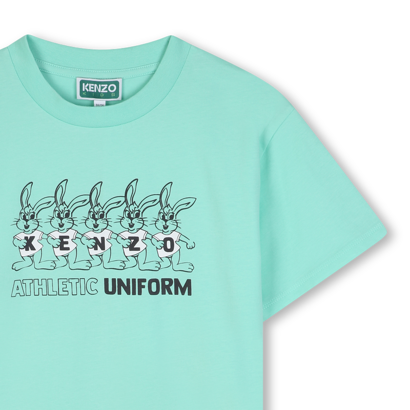 T-Shirt mit kurzen &Auml;rmeln KENZO KIDS 
                        JUNGE