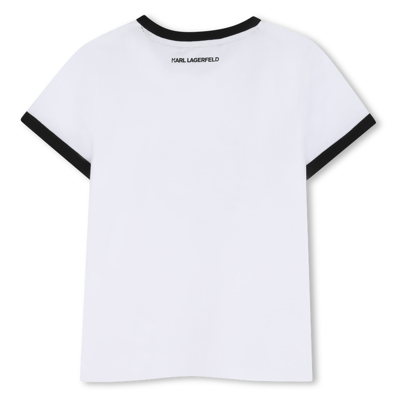 KURZ&Auml;RMELIGES T-SHIRT KARL LAGERFELD KIDS 
                        M&Auml;DCHEN