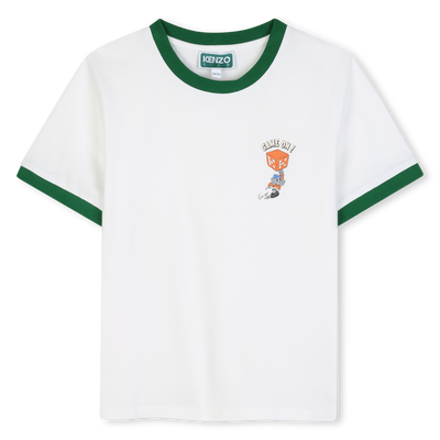 T-Shirt mit kurzen &Auml;rmeln KENZO KIDS JUNGE