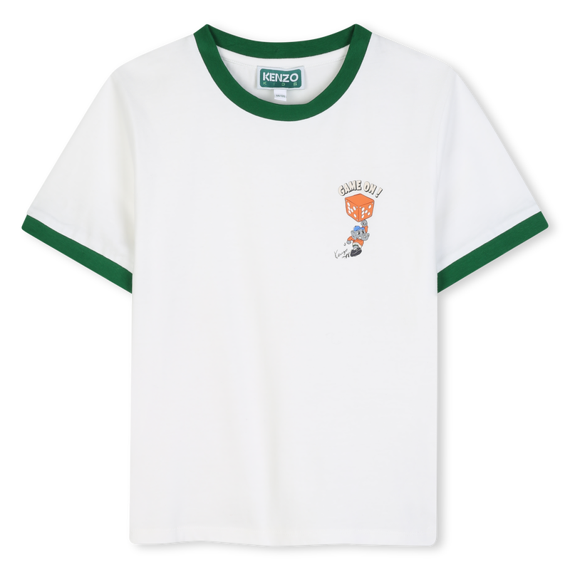 T-Shirt mit kurzen &Auml;rmeln KENZO KIDS 
                        JUNGE
